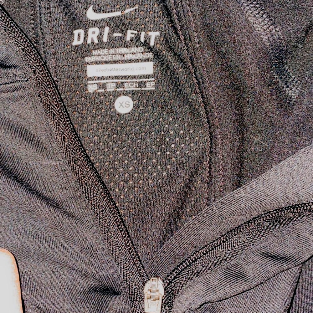 Nike dry fit running shirt with hood